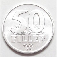 Magyarország,50 fillér 1986 aUNC+ aluminium