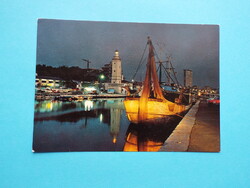 Képeslap (63) - Olaszország - Rimini - Kikötő 1970-es évek