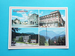 Képeslap (63) - Csehszlovákia (Szlovákia) - Ružomberok (Rózsahegy) mozaik 1980-as évek