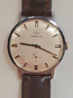 Marvin Swiss vintage férfi karóra, Cal. 525, 17 köves, kis másodperc, működik