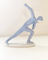 Carl Scheidig Thuringia Art Deco Speed Skater Porcelain Figurine – 11139 – Perfect Condition