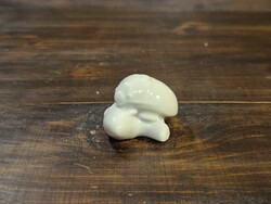 RITKA! Herendi Katica Bogár Fehér Figura Miniatűr I/II