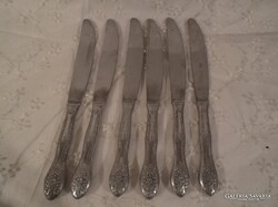 EVŐESZKÖZ - 6 db -  NERZS - KÉS -  RÉGI - Szovjet -  23 x 2 cm nagyon szépek.