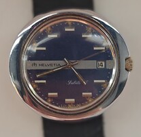 Helvetia Jubilé 75 – Rare vintage Swiss men's watch – Helvetia Cal. 82 – 17 Jewels – 37 mm