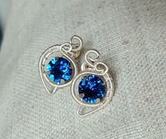 Bedugós ÚJ fülbevaló swarovski kristállyal