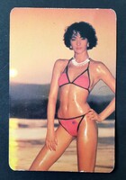 Centrum áruház BUÉK ruházat divat női erotikus kártyanaptár 1985
