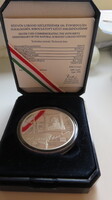 Magyarország ezüst 2000 forint 1998. Eötvös Lóránd, PP aUNC. Certivel, dobozában