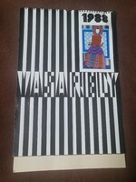 Vasarely falinaptár 1988