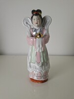 Régi kézzel festett kínai porcelán figura 15 cm