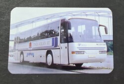 Tisza-Volán Busz kártyanaptár 1995