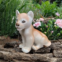 Lomonoszov porcelán kölyök oroszlán
