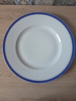 Kék-arany szegélyes Alföldi porcelán tortatál / asztalközép