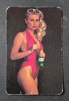 Traubisoda Női erotikus kártyanaptár 1982