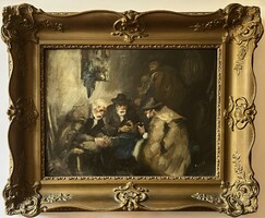 PÉCZELI (Péczely) Antal (1891 - 1960): Pipázók.