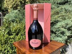 CHAMPAGNE CLUB - Ruinart Rosé Brut Champagne 0,75 L eredeti harmonika díszdobozban