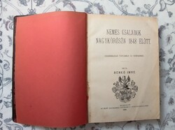 Benkó Imre: Nemes családok Nagykőrösön 1848 előtt - Leszármazási táblákkal és czimerekkel