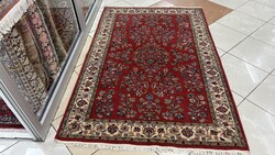 4521 ÓRIÁSI AKCIÓ Hindu Sarough kézi gyapjú Perzsa Szőnyeg 120X180CM