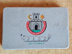 Rare Antique Pest Cigarette Tin Box A302