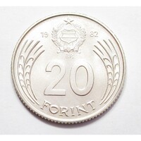 Magyarország,20 forint 1982 aUNC+ nikkel