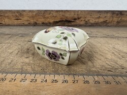 -AX680- Zsolnay pillangós porcelán bonbonier ékszertartó doboz cukorkatartó