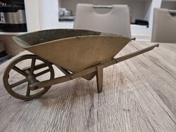 Régi Réz Talicska Kaspó Vagy Dekoráció.