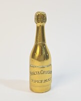Vintage/régi pezsgő reklám / reklámtárgy - Moët & Chandon pezsgősüveg formájú sószóró
