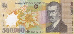 500.000   Lei   2000   Románia A képen látható Állapotban