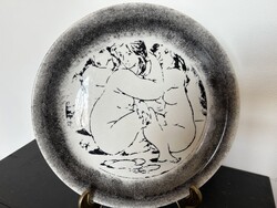 Porcelán fali tányér Amerigo Tot 24cm