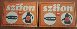 2 doboz ritka csomagolású szifon patron