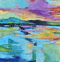 Horizont. Alkotó: Simon Tünde (40x40cm)