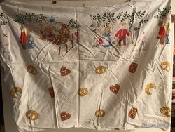 PÁRNAHUZAT - JANCSI és JULISKA  - 74 x 56 cm - PAMUTVÁSZON - NÉMET - MINŐSÉGI - HIBÁTLAN