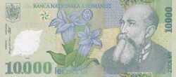 10.000   Lei  2000   Románia A képen látható Állapotban