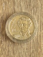 1990 Fáy András 100 forint emlékérme – Első Pesti Hazai Takarékpénztár, kapszulában