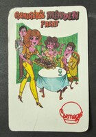 Csemege kártyanaptár 1988