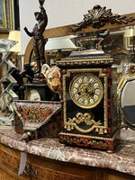 Console Boulle salon clock - serviced and working condition