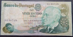 Portugália 20 escudo  1978