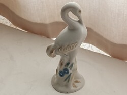 Porcelán daru figura retro orosz Polonne kézzel festett 6,5x6x17cm