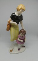 Unterweisbach porcelán anya lányával!