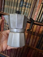 OLASZ DESIGN IKON ALU KOTYOGÓS KÁVÉFŐZŐ  PEZETTI -jelzett 15 cm-gyűjtői
