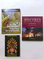 Művészeti és mitológiai könyvcsomag (Jankovics Marcell, Reader's Digest, Szent Helyek)