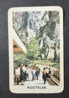 Aggtelek Borsod Tourist kártyanaptár 1972