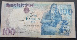 Portugália 100 escudo  1985