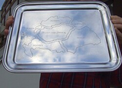 Large Engraved Trianon - Hungary Tray 40x30 cm
