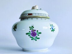 Herend - Waldstein Multicolor mintás - süteménytartó.