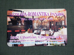 Kártyanaptár,Sztráda romantika panzió étterem,Újhartyán,2003   (8)