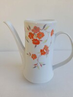 Alföldi narancsvirágos porcelán kávékiöntö