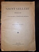 1918, Szent Gellért helye a filozófia történetében, Fenczik István, nagyon ritka!