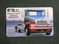 Kártyanaptár,Répcelak,HOB Kft.,árufuvarozás,szerviz,Freightliner Century Class kamion,2003   (8)