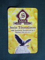 Kártyanaptár,Stein tésztaüzem,Tatabánya,2003   (8)