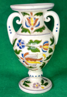 Kunszentmártoni ,Bozsik Kálmán fazekasmester (1872–1959) népi szecessziós váza  21 cm